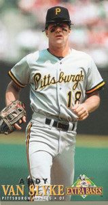 1994 Fleer Extra Bases #352 Andy Van Slyke VG Pittsburgh Pirates 