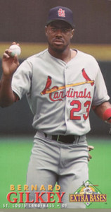 1994 Fleer Extra Bases #358 Bernard Gilkey VG St. Louis Cardinals 