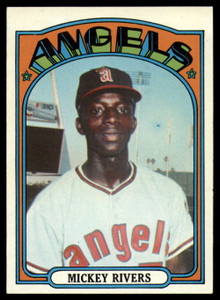 1972 Topps #272 Mickey Rivers VG RC Rookie California Angels 