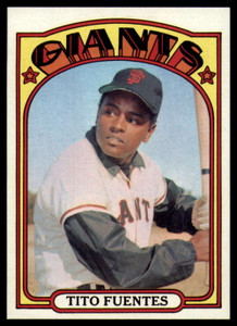 1972 Topps #427 Tito Fuentes VG San Francisco Giants 