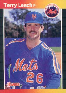 1989 Donruss #502 Terry Leach NM-MT New York Mets 