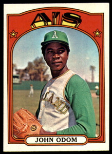 1972 Topps #557 Johnny Odom VG Oakland Athletics 