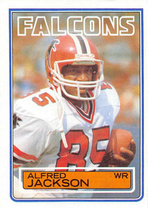 1983 Topps #18 Alfred Jackson DP VG Atlanta Falcons 