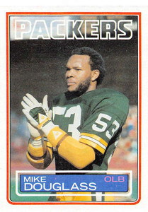 1983 Topps #78 Mike Douglass DP VG Green Bay Packers 