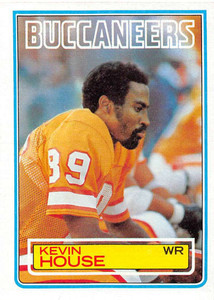 1983 Topps #180 Kevin House DP VG Tampa Bay Buccaneers 