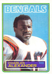 1983 Topps #231 Charles Alexander VG Cincinnati Bengals 