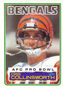1983 Topps #235 Cris Collinsworth DP VG Cincinnati Bengals 