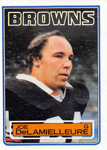 1983 Topps #247 Joe DeLamielleure DP VG Cleveland Browns 