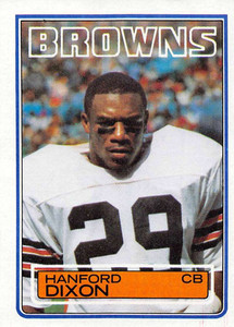 1983 Topps #249 Hanford Dixon VG RC Rookie Cleveland Browns 