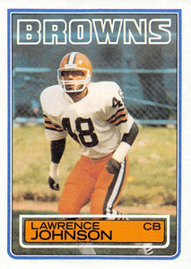 1983 Topps #251 Lawrence Johnson DP VG Cleveland Browns 
