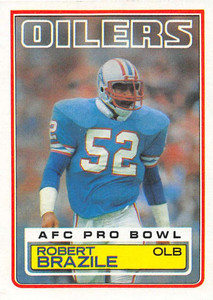 1983 Topps #275 Robert Brazile DP VG Houston Oilers 