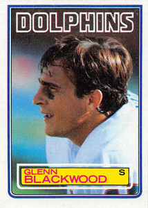 1983 Topps #310 Glenn Blackwood VG Miami Dolphins 