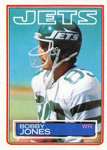 1983 Topps #344 Bobby Jones VG New York Jets 
