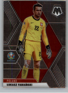 2021 Panini Mosaic UEFA Euro 2020 #66 Lukasz Fabianski NM-MT  Poland 
