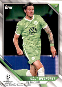 2021-22 Topps UEFA Champions League #7 Wout Weghorst NM-MT VfL Wolfsburg 