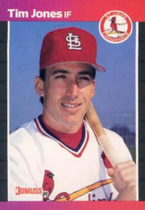 1989 Donruss #555 Tim Jones DP NM-MT RC Rookie St. Louis Cardinals 