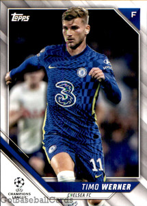 2021-22 Topps UEFA Champions League #24 Timo Werner NM-MT Chelsea FC 