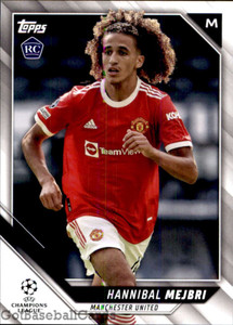 2021-22 Topps UEFA Champions League #53 Hannibal Mejbri NM-MT RC Rookie Manchester United 