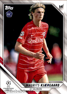 2021-22 Topps UEFA Champions League #56 Maurits Kjaergaard NM-MT RC Rookie FC Salzburg 