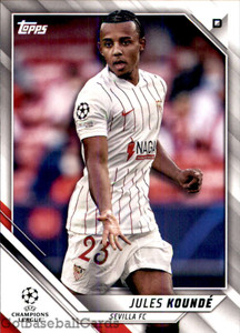 2021-22 Topps UEFA Champions League #71 Jules Kounde NM-MT Sevilla FC 