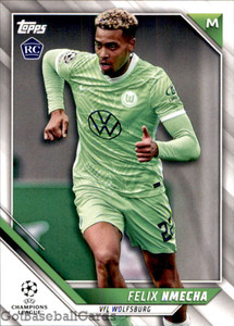 2021-22 Topps UEFA Champions League #103 Felix Nmecha NM-MT RC Rookie VfL Wolfsburg 