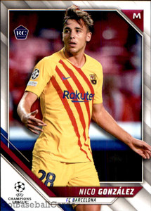 2021-22 Topps UEFA Champions League #107 Nico Gonzalez NM-MT RC Rookie FC Barcelona 
