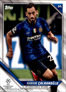 2021-22 Topps UEFA Champions League #148 Hakan Calhanoglu NM-MT FC Internazionale Milano 