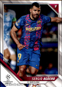 2021-22 Topps UEFA Champions League #187 Sergio Aguero NM-MT FC Barcelona 