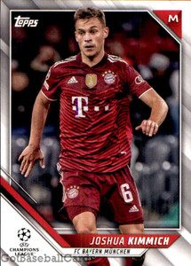 2021-22 Topps UEFA Champions League #190 Joshua Kimmich NM-MT FC Bayern Munchen 