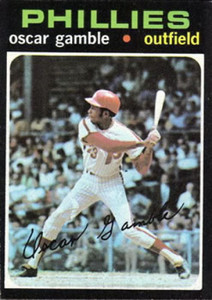 1971 Topps #23 Oscar Gamble VG Philadelphia Phillies 