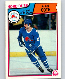 1983-84 O-Pee-Chee #291 Alain Cote VG Quebec Nordiques 