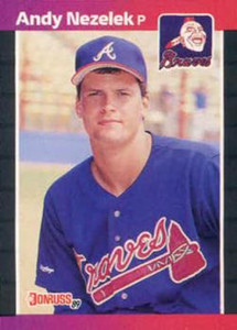 1989 Donruss #616 Andy Nezelek/ NM-MT RC Rookie Atlanta Braves 