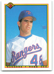 1990 Bowman #487 Robb Nen VG RC Rookie Texas Rangers 