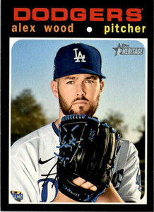 2020 Topps Heritage High Number #663 Alex Wood NM-MT  Los Angeles Dodgers 