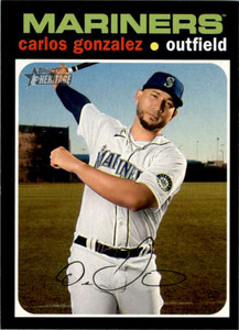2020 Topps Heritage High Number #613 Carlos Gonzalez NM-MT  Seattle Mariners 