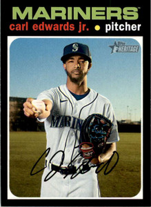 2020 Topps Heritage High Number #619 Carl Edwards Jr. NM-MT  Seattle Mariners 