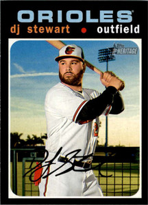 2020 Topps Heritage High Number #620 DJ Stewart NM-MT  Baltimore Orioles 