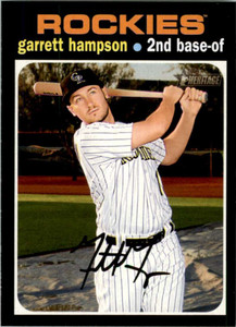 2020 Topps Heritage High Number #667 Garrett Hampson NM-MT  Colorado Rockies 