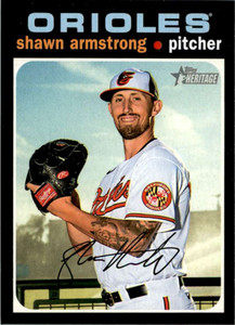 2020 Topps Heritage High Number #689 Shawn Armstrong NM-MT  Baltimore Orioles 