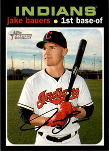2020 Topps Heritage High Number #692 Jake Bauers NM-MT  Cleveland Indians 