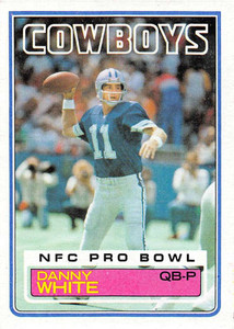 1983 Topps #56 Danny White DP VG Dallas Cowboys 