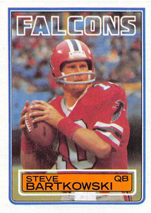 SOLD 171599 1983 Topps #15 Steve Bartkowski VG Atlanta Falcons 