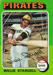 1975 Topps #100 Willie Stargell VG Pittsburgh Pirates 