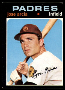 1971 Topps #134 Jose Arcia VG San Diego Padres 