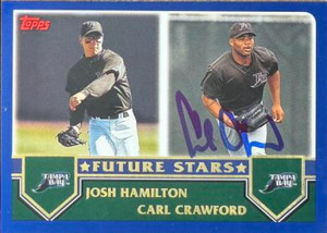 Carl Crawford Autographed 2003 Topps #325 FS