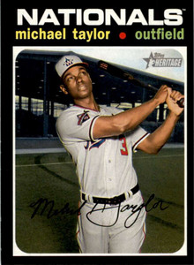 2020 Topps Heritage High Number #621 Michael Taylor NM-MT  Washington Nationals 