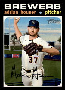 2020 Topps Heritage High Number #648 Adrian Houser NM-MT  Milwaukee Brewers 