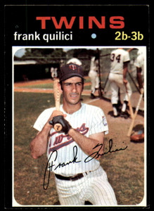 1971 Topps #141 Frank Quilici VG Minnesota Twins 