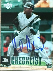 Carl Crawford Autographed 2006 Upper Deck #1247 Carl Crawford CL, SP