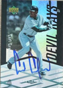 Carl Crawford Autographed 2007 Upper Deck Spectrum #39 